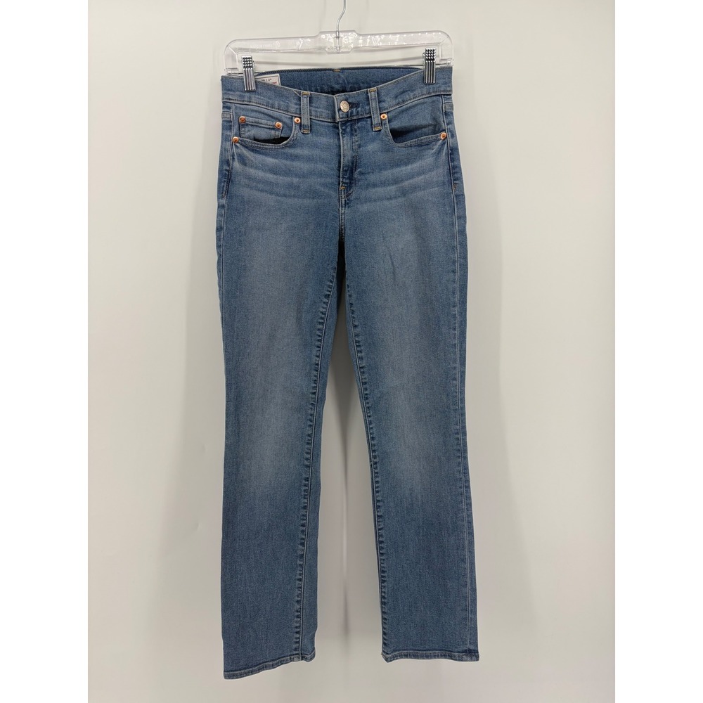 GAP Classic Straight Mid Rise Jeans Blue Wash Women's Size 26 /‎ 2R